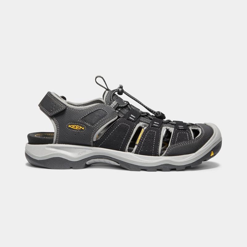 Cheap Keen Rialto II H2 Mens Hiking Sandals Black (8526-MQREC)